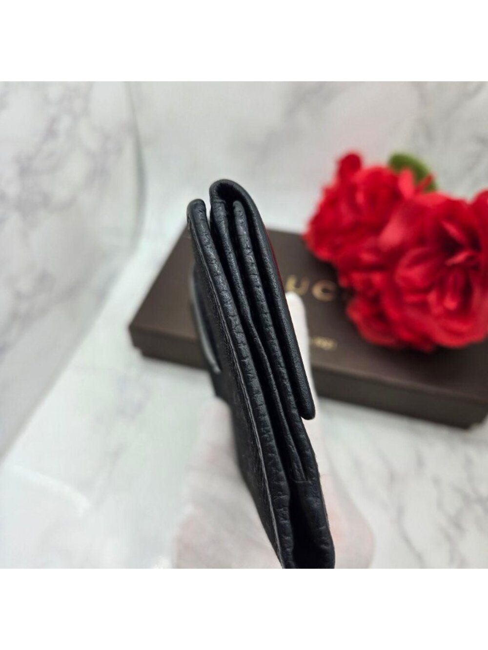 Gucci Wallet GG Canvas Leather Black - Picture 10 of 16